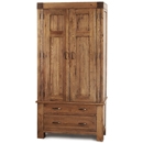 Santana Reclaimed Oak Single Wardrobe