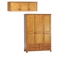 Scandinavian Triple Wardrobe with FREE TopBox -