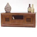 Sirius mahogany low sideboard