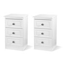 Snowdon White 3 Drawer Locker Pair