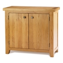 FurnitureToday Soho Solid Oak Small 2 Door Sideboard