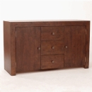 Tampica dark wood sideboard