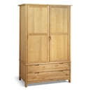 Tuscany Oak Large Double Wardrobe