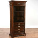 FurnitureToday Vanessa dark wood Four Drawer Bookcase 