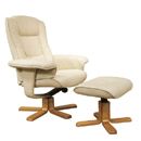 Washington Recliner Chair and Stool