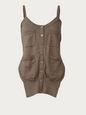 KNITWEAR BEIGE 8 UK FC-T-629-VEST