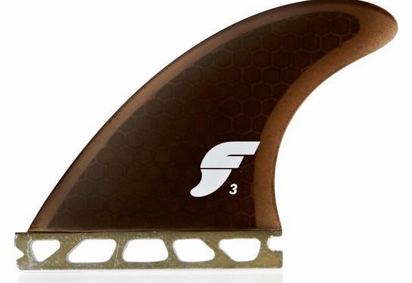 F3 Traditional Hex Core Fins - Smoke