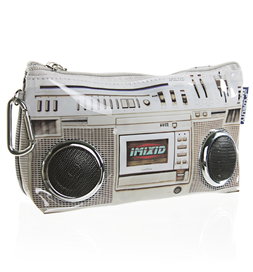 Retro Ghettoblaster Travel Wallet With Working