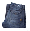 Dark Denim Straight Leg Jeans (Harver)