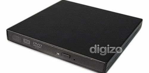 External USB 2.0 Slim DVD CD R/RW Drive Burner Writer