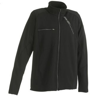 DENNIS FULL ZIP MENS GOLF JACKET BLACK/GUNMETAL / LARGE