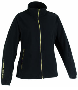 Ladies Blanche Windstopper Jacket Black/Gold