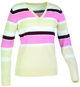 Ladies Camilla Sweater Rose/Plum