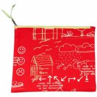 Ganesha Red Cosmetic Bag