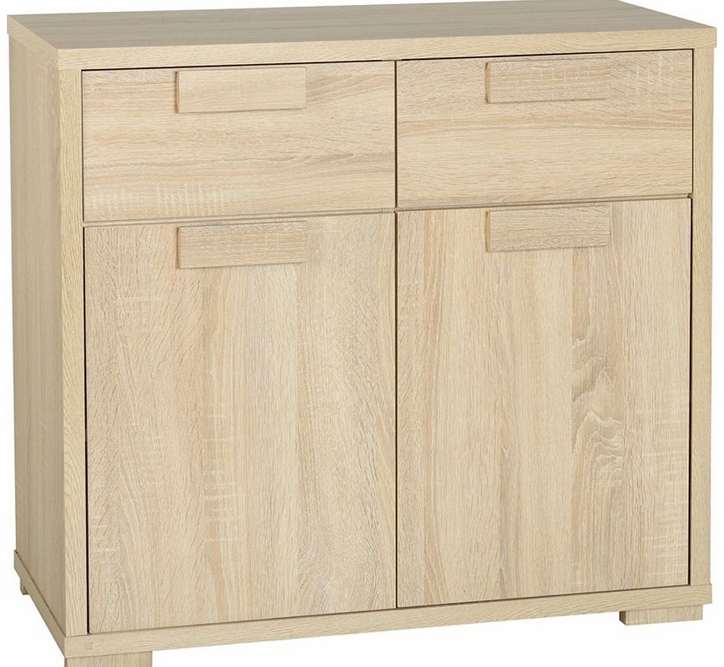 Cambourne Oak Effect 2 Drawer Sideboard