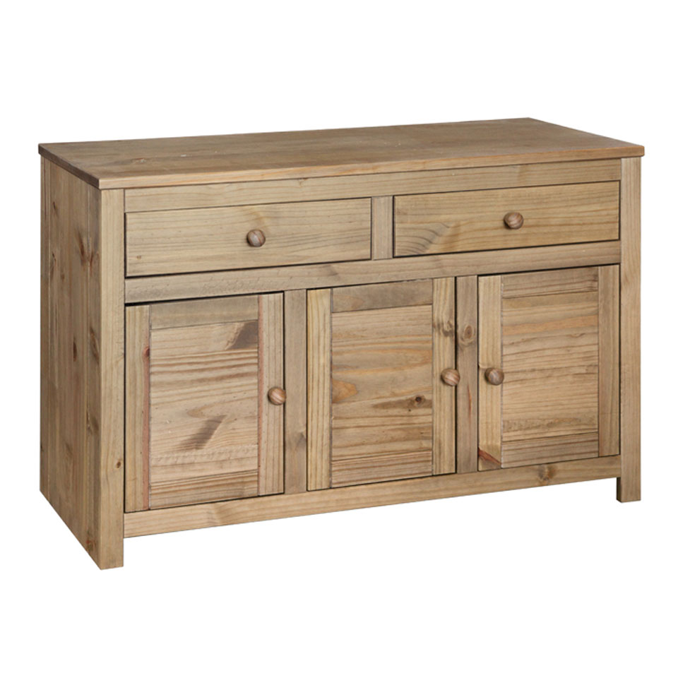 Cortez 3 Door Solid Pine Sideboard