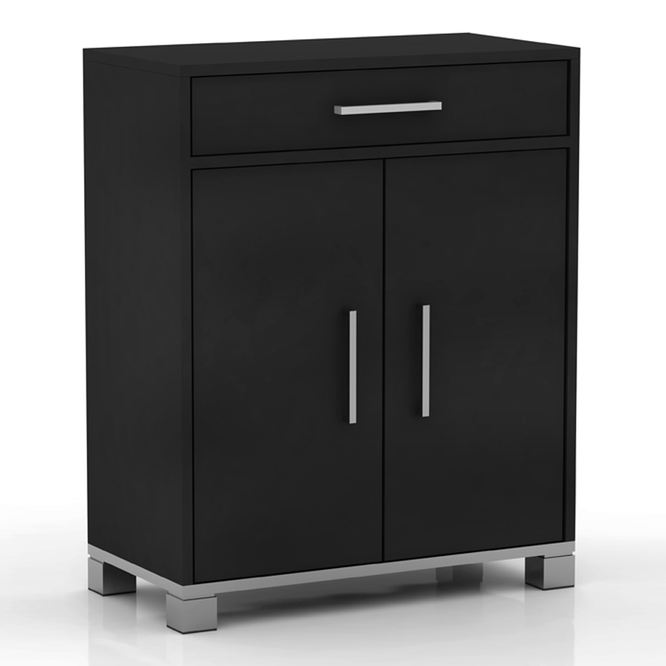 Sorrento 2 Door Black Sideboard