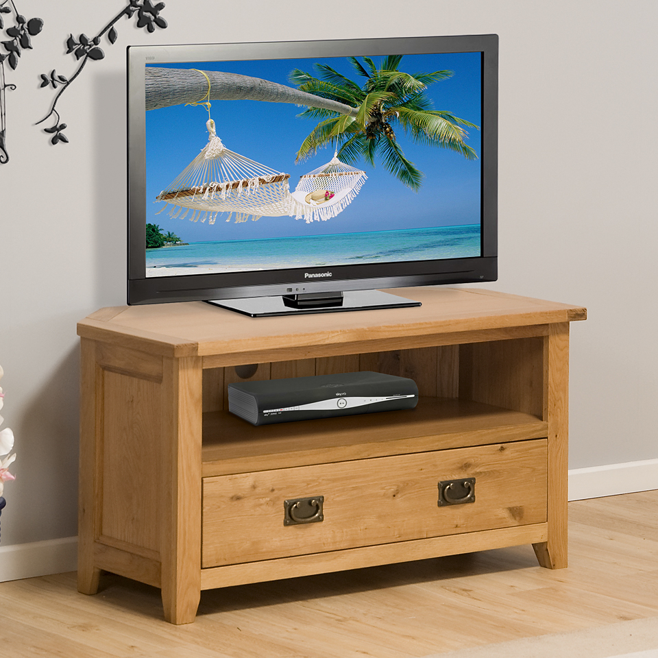 Stirling Oak Corner TV Unit