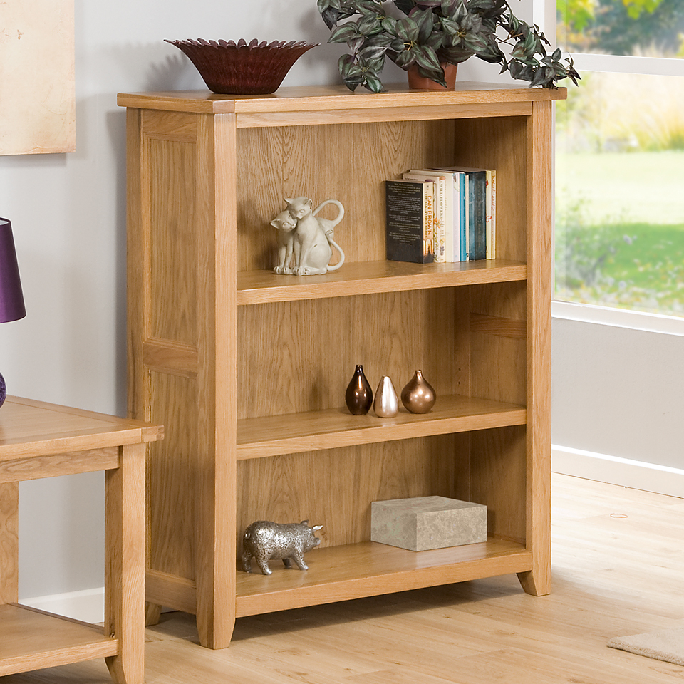 Stirling Oak Medium Bookcase