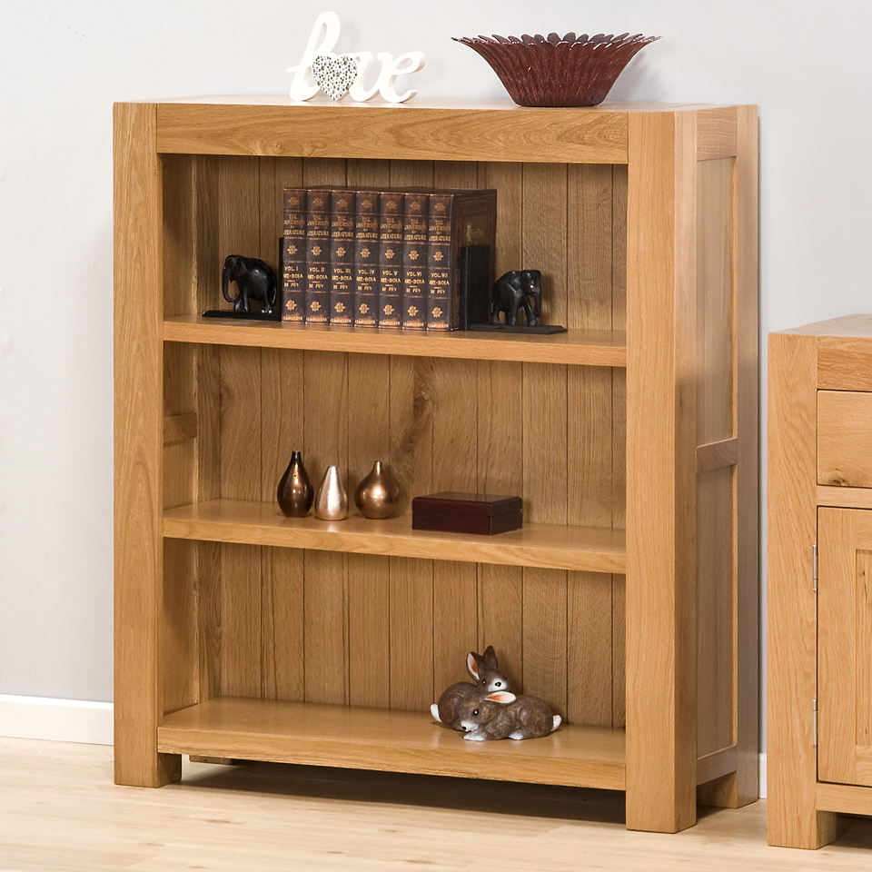 Suffolk Oak Three Shelf Bookcase