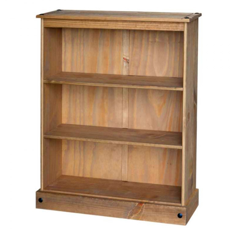 Toluca Corona Pine Open Bookcase