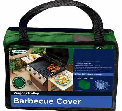 Gardman Premium Heavy Duty 48`` Waterproof Trolley / Wagon BBQ Cover