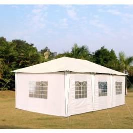 gazebo 6x4m Natural