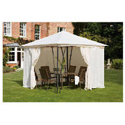 Gazebo with Side Walls, cream