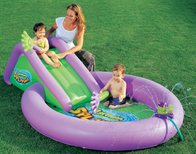 Bubble Sprinkler Play Pool