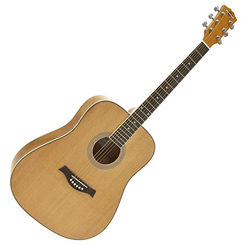 Gear4music Dreadnought Acoustic Guitar- Natural