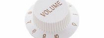 Guitar Volume Control Knob White