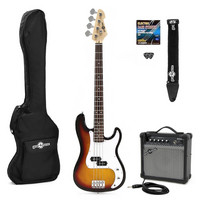 LA Bass Guitar + Amp Pack Sunburst