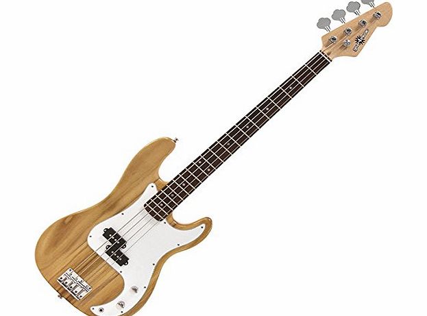 LA Bass Guitar by Gear4music Natural