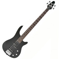 Miami Bass Guitar by Gear4music Black