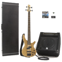 Neck Thru Bass + 80W Power Pack, NAT