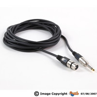 XLR (F) - Jack Microphone Cable 6m