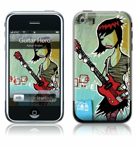 iPhone GelaSkin Guitar Hero by Aaron Kraten