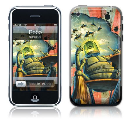 iPhone GelaSkin Robo by Nathan Ota