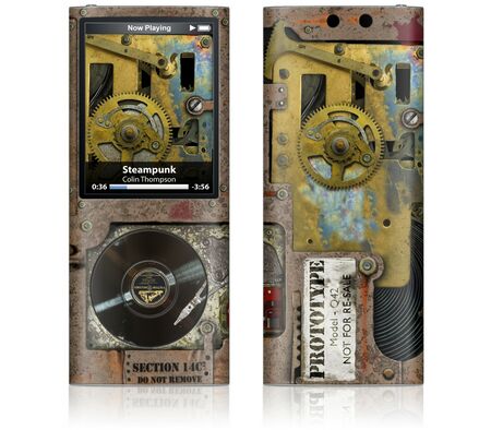 iPod Nano 4th Gen GelaSkin Steampunk by Colin