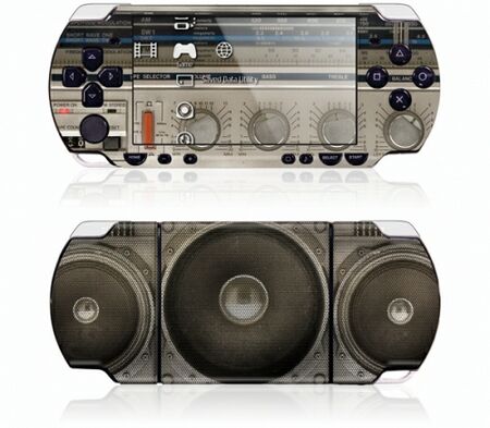 Sony PSP Slim / Lite GelaSkin Boombox by Lyle