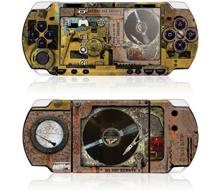 Sony PSP Slim / Lite GelaSkin Steampunk by Colin