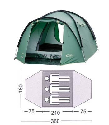 Colima 3 TD Tent