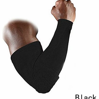 Honeycomb Pad Crashproof Football Basketball Shooting Arm Sleeve Elbow Support