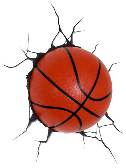 Basketball 3D LED Wall Light