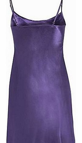 Ladies Satin Silk-Feel Chemise Nightie