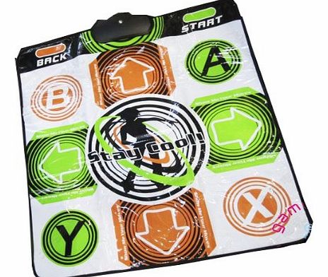 Generic Non-Slip Dance Revolution DDR Dancing Pad Mat Compatible for Microsoft Xbox 360 PC Game