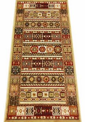 Aztec Chenille Runner - Gold - 65 x 210cm