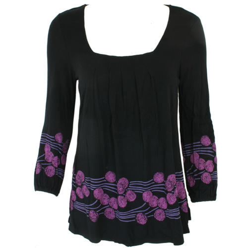 Ladies Gentle Fawn Practice Top Black