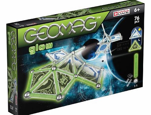 76 Piece Space Glow in The Dark Set (76 Pieces)