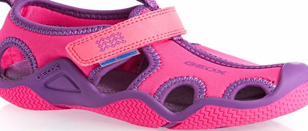 Geox Girls Geox Wader Sandals - Fuchsia/Purple